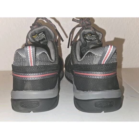 New! Keen Utility Flint 2 II Low Steel Toe Work Shoe Gray Pink Women Sz 8.5W - Picture 7 of 9